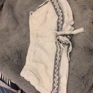 Elastic waist boho shorts